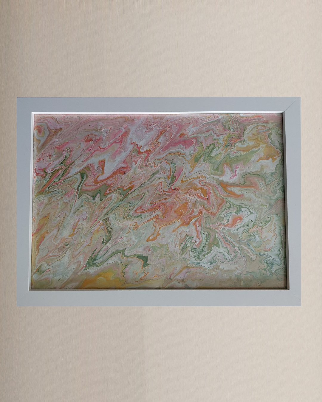 Framed Acrylic "Pink Melange"