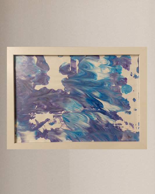 Framed Acrylic "Purple Cloud"