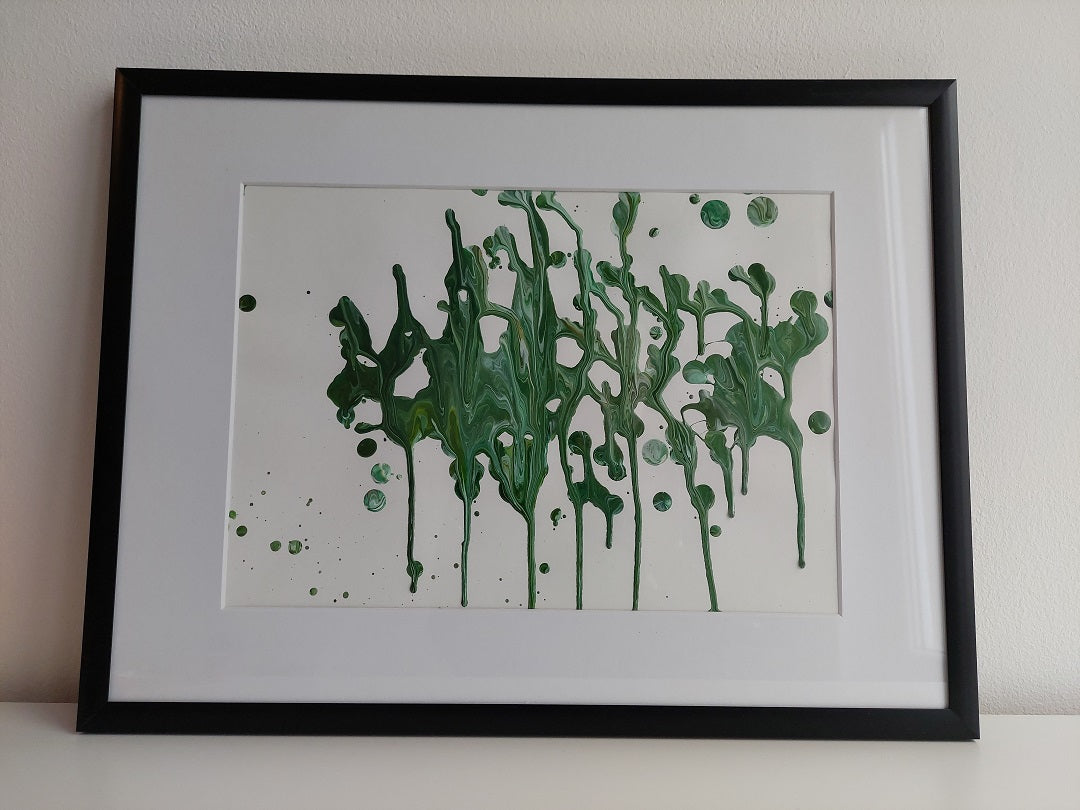 Framed Acrylic "The Grass"